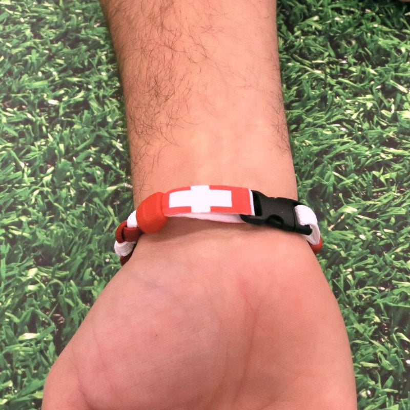 Switzerland Soccer Bracelet - Swannys