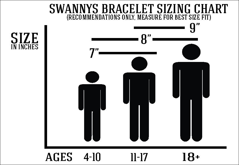 Hockey Lace Bracelet - Black, Red and White by Swannys