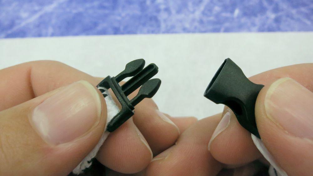 Hockey Lace Necklace - White, Royal Blue and Kelly Green by Swannys