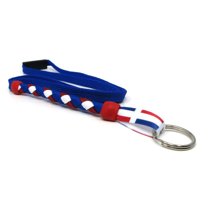 Dominican Republic Soccer Lanyard - Swannys