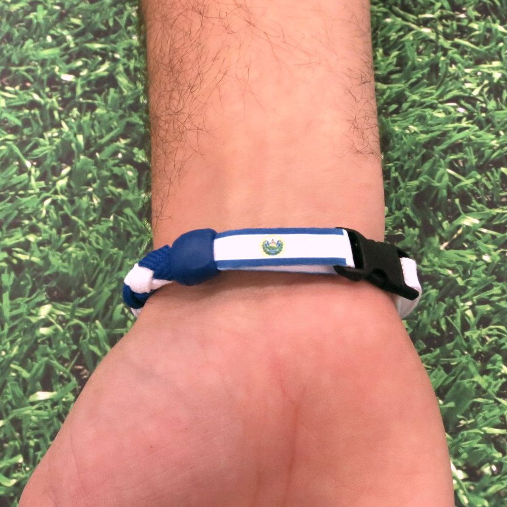 El Salvador Soccer Bracelet - Swannys