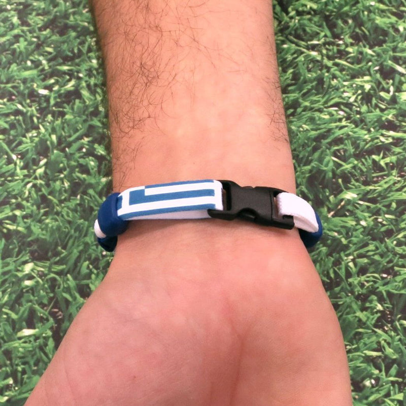 Greece Soccer Bracelet - Swannys