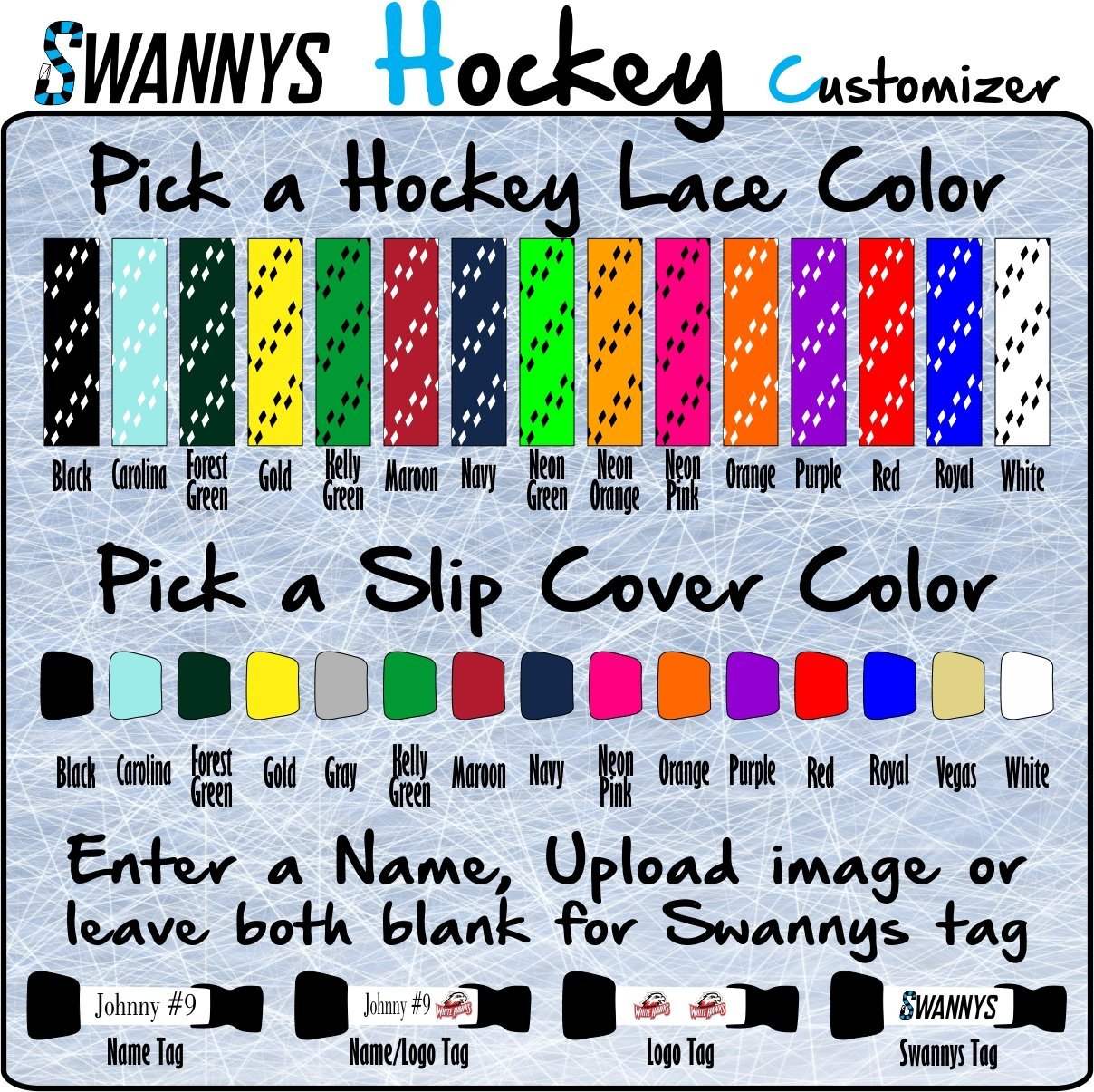 ブン様依頼アイテム（Bone necklece 10本Ver） Hockey Necklaces for Tournament - cheap, buy in bulk - by Swannys