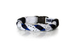 White, Navy Blue and Royal Blue Hockey Bracelet - Swannys