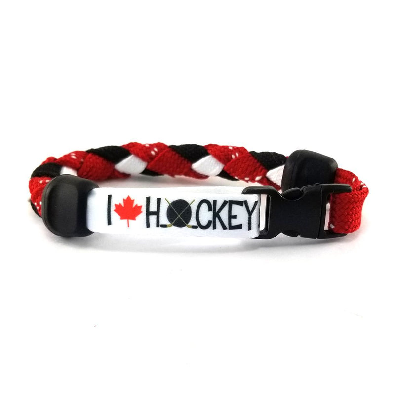I Heart Canada Hockey Bracelet by Swannys