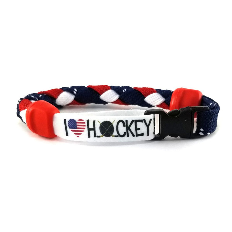 I Heart USA Hockey Bracelet by Swannys